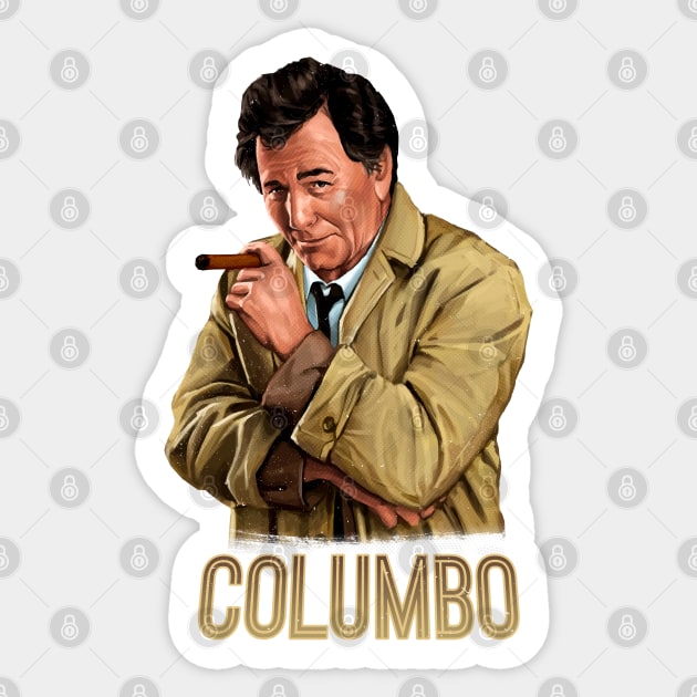 Columbo - TV Shows Sticker by BLACK RAINBOW